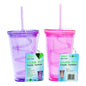 TUMBLER GREEN CANTEEN SWIRLY STRAW ASST(C)