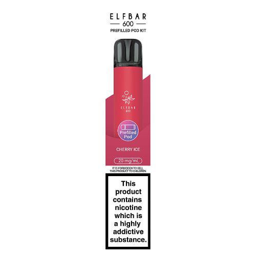 ELFBAR 600 PREFILLED POD KIT CHERRY ICE