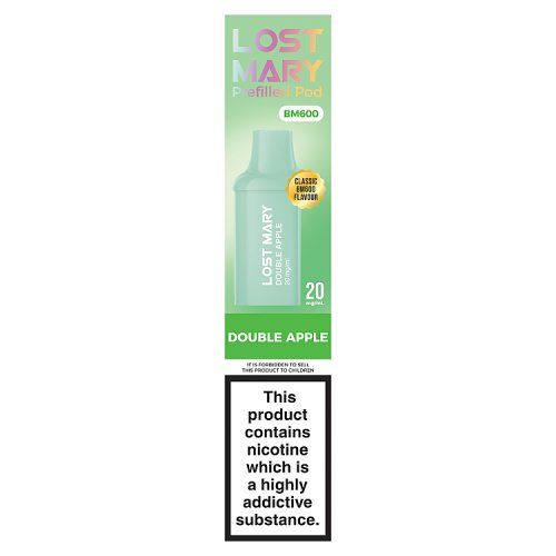 LOST MARY BM600 PREFILLED POD _ 2 DOUBLE APPLE