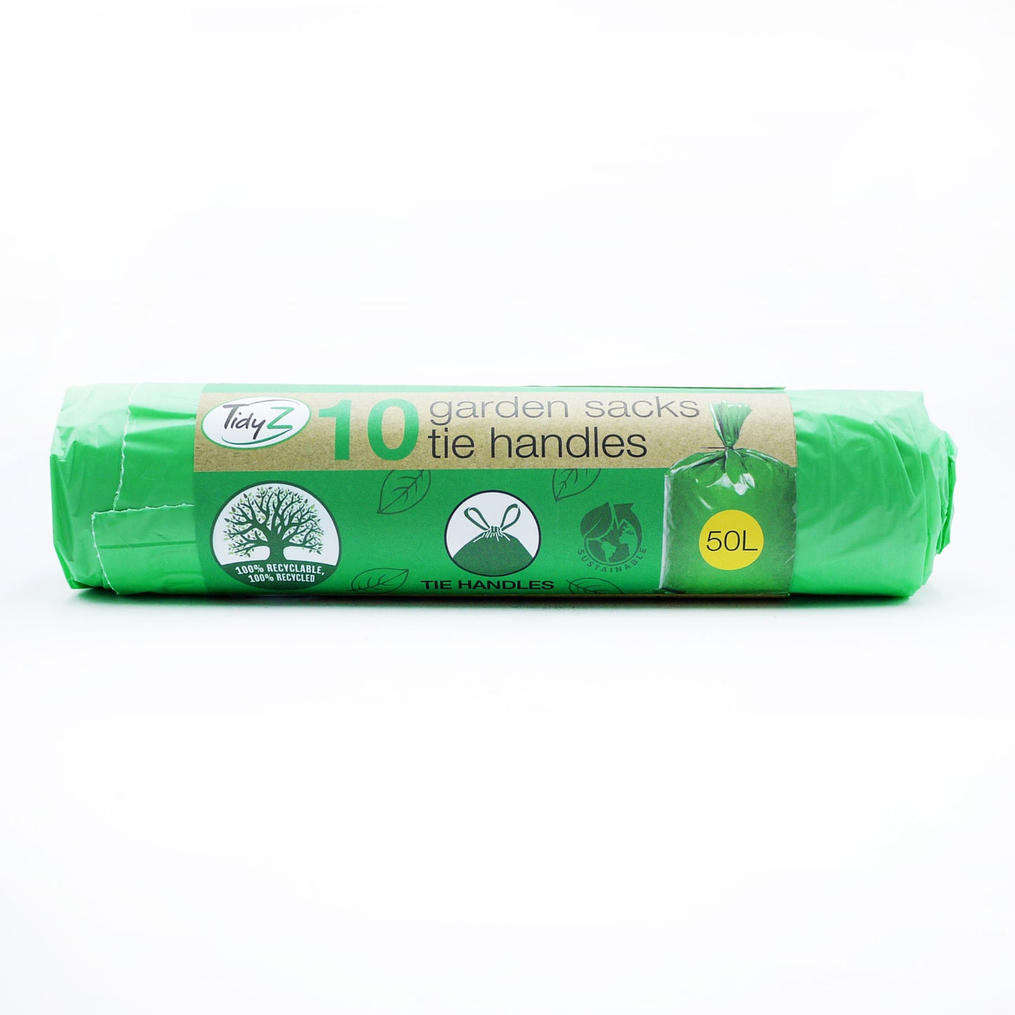 TIDYZ GARDEN BAGS EX STRONG TIE HANDLES 50L  B2483