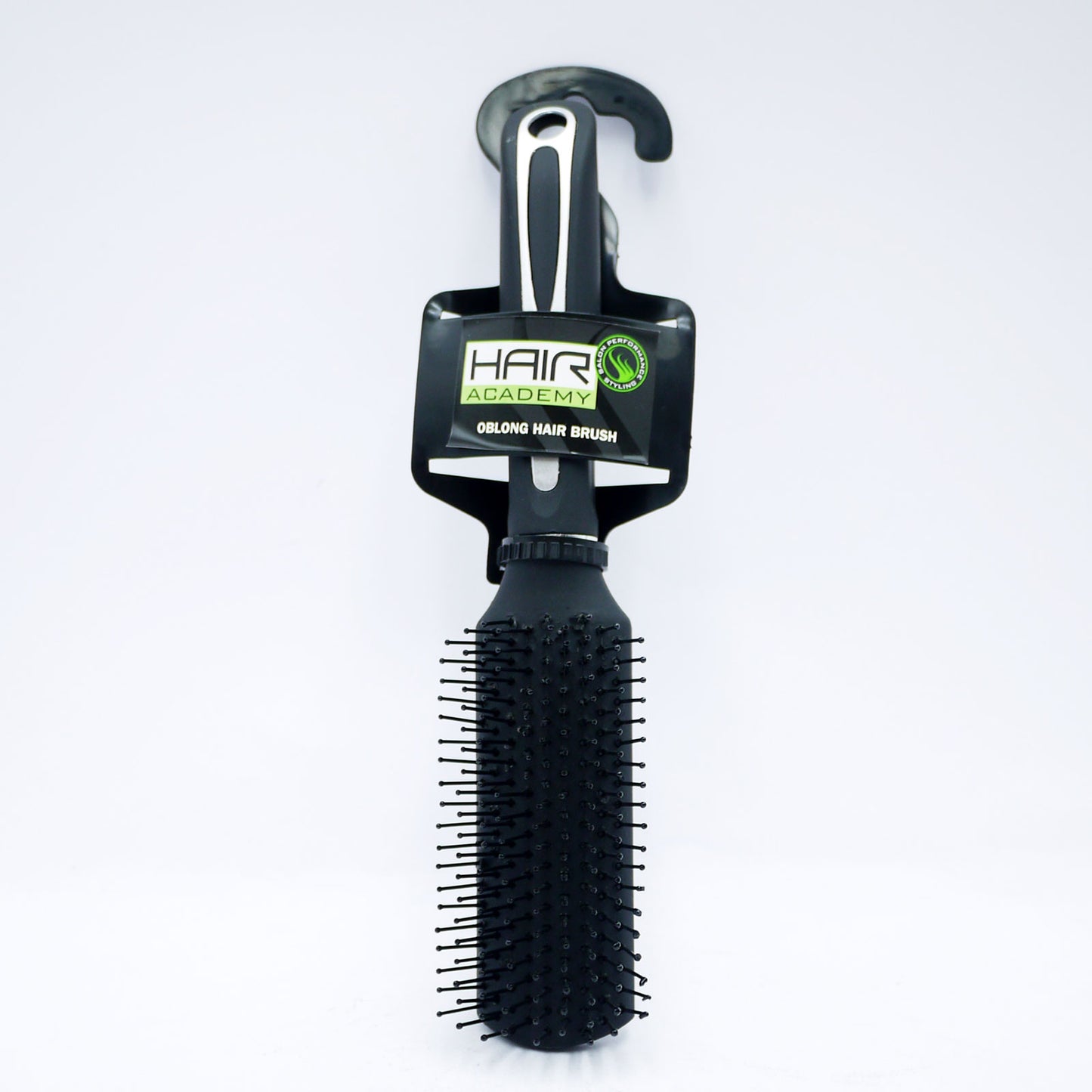 HAIR ACADEMY HAIR BRUSH OBLONG BLACK