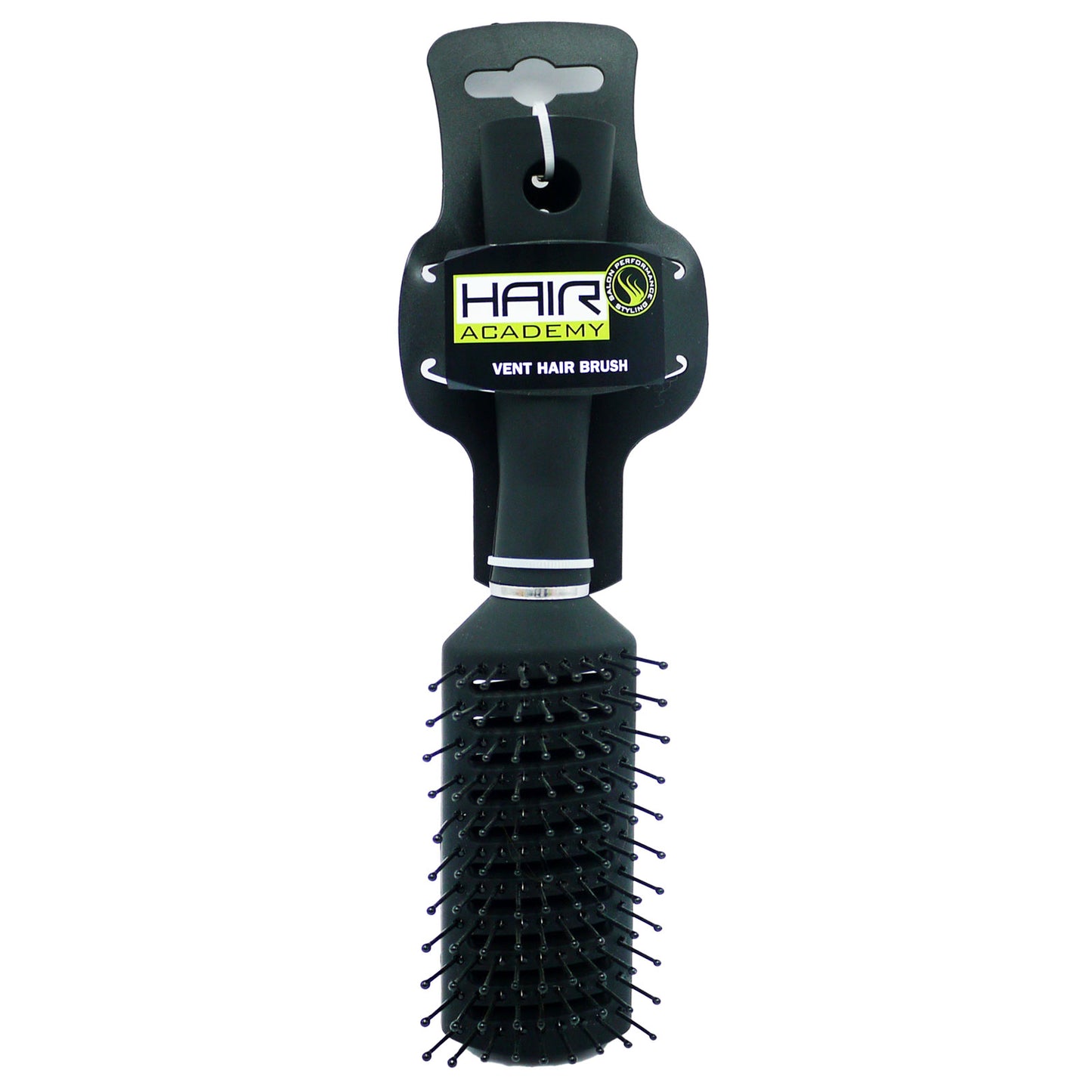HAIR ACADEMY HAIR BRUSH VENT BLACK (R)