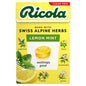 RICOLA LEMON-MINT SUGAR FREE BOX 45G