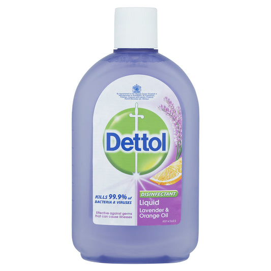 DETTOL ANTISEPTIC LIQUID LAVENDER AND ORANGE 500ML