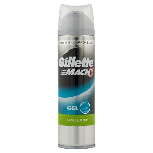 GILLETTE SHAVE GEL 200ML MACH3 MEN'S EX COMFORT (UK/DK/NO/FIN/SW)
