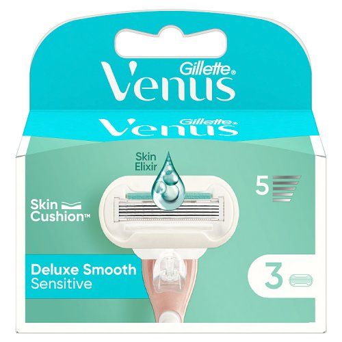 GILLETTE VENUS EXTRA SMOOTH SENSITIVE BLADES 3PK