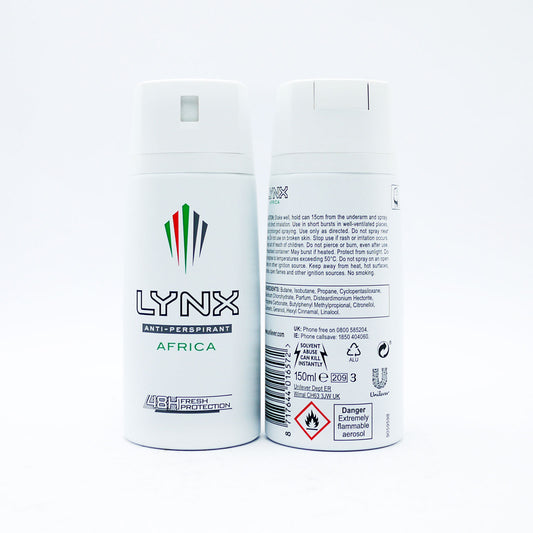 LYNX ANTI PERSPIRANT AFRICA