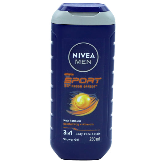 NIVEA SHOWER 250ML FOR MEN SPORT