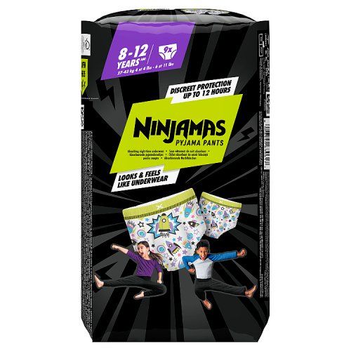 PAMPERS NINJAMAS UNISEX AGED 8-12 GREEN 9
