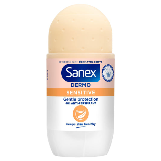 SANEX DEODORANT ROLL ON 50ML DERMO SENSITIVE
