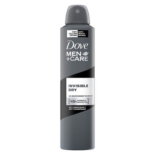 DOVE DEO SPRAY 250ML FOR MEN INVISIBLE DRY (NOT FOR SALE IN USA, CANADA AND GCC COUNTRIES)