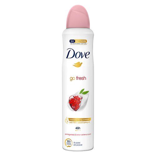 DOVE DEO SPRAY 250ML POMEGRANATE (NOT FOR SALE IN USA, CANADA AND GCC COUNTRIES)