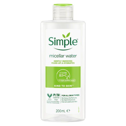 SIMPLE MICELLAR WATER 200ML KIND TO SKIN EXPORT