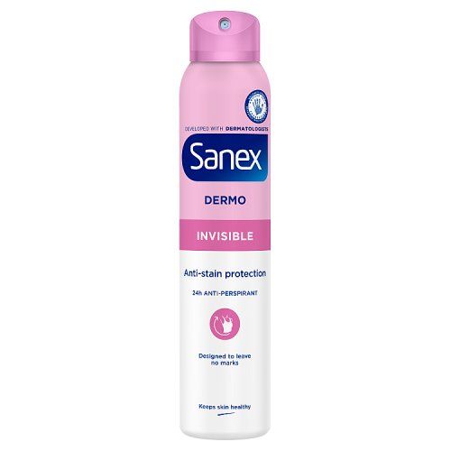 SANEX DEO SPRAY 200ML DERMO INVISIBLE