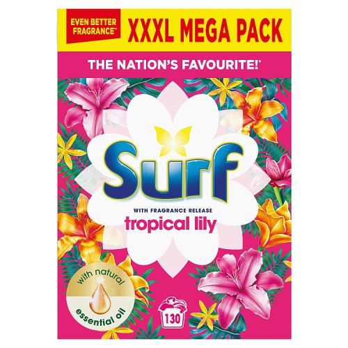 SURF POWDER 130 WASH TROPICAL LILY YLANG YLANG