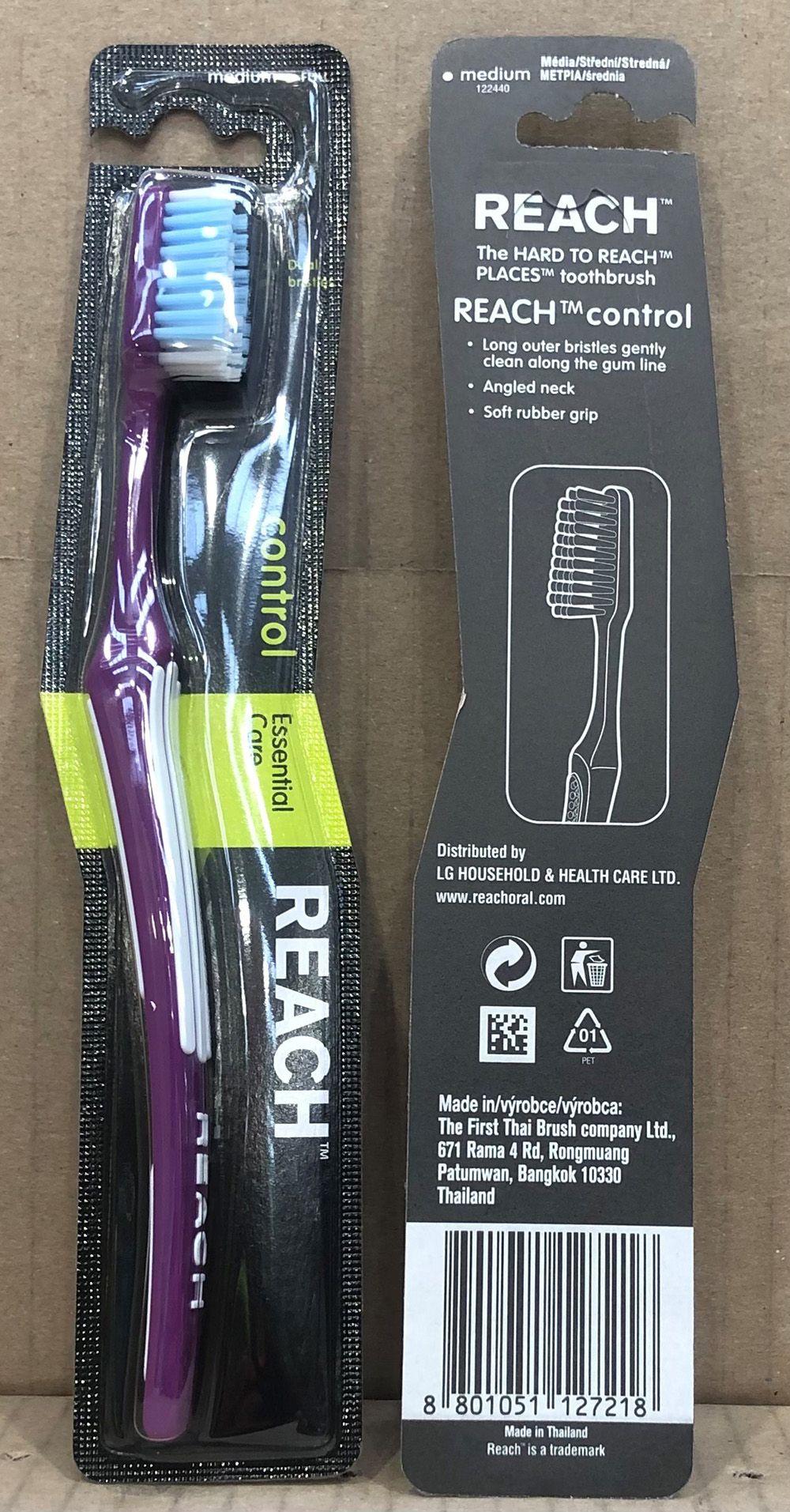 REACH T/BRUSH SINGLE CONTROL MEDIUM (6X12)