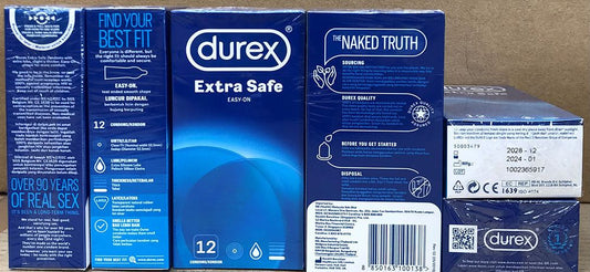 DUREX CONDOMS 12S EXTRA SAFE (6X12) (UK)