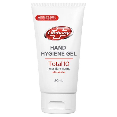 LIFEBUOY HYGIENE HAND GEL 50ML TOTAL 10