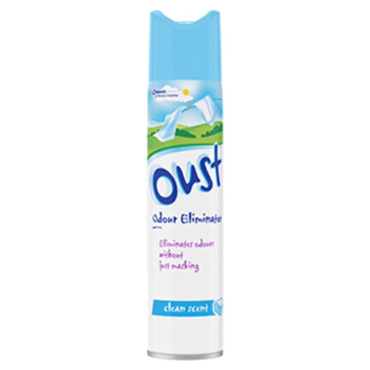 OUST AEROSOL 300ML CLEAN SCENT (BLUE)