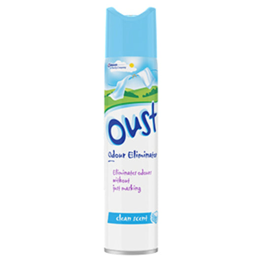 OUST AEROSOL 300ML CLEAN SCENT (BLUE)