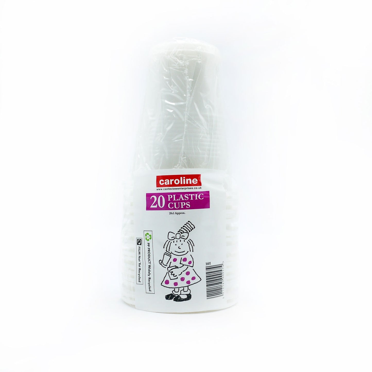 CAROLINE PLASTIC CUPS  1601