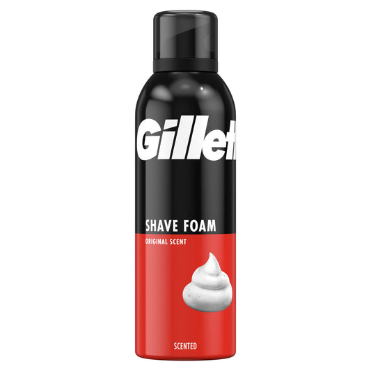 GILLETTE SHAVE FOAM 200ML REGULAR