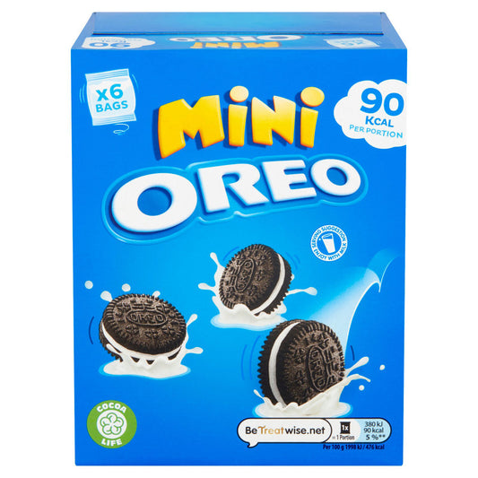 MINI OREO X6 BAGS 114G