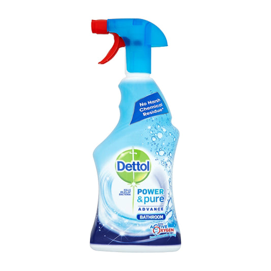 DETTOL POWER & PURE ANTIBACTERIAL SPRAY 750ML BATHROOM
