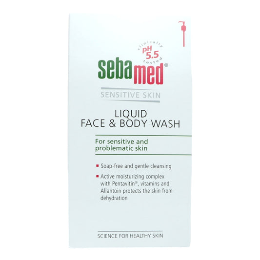 SEBAMED LIQUID FACE & BODY WASH 1L